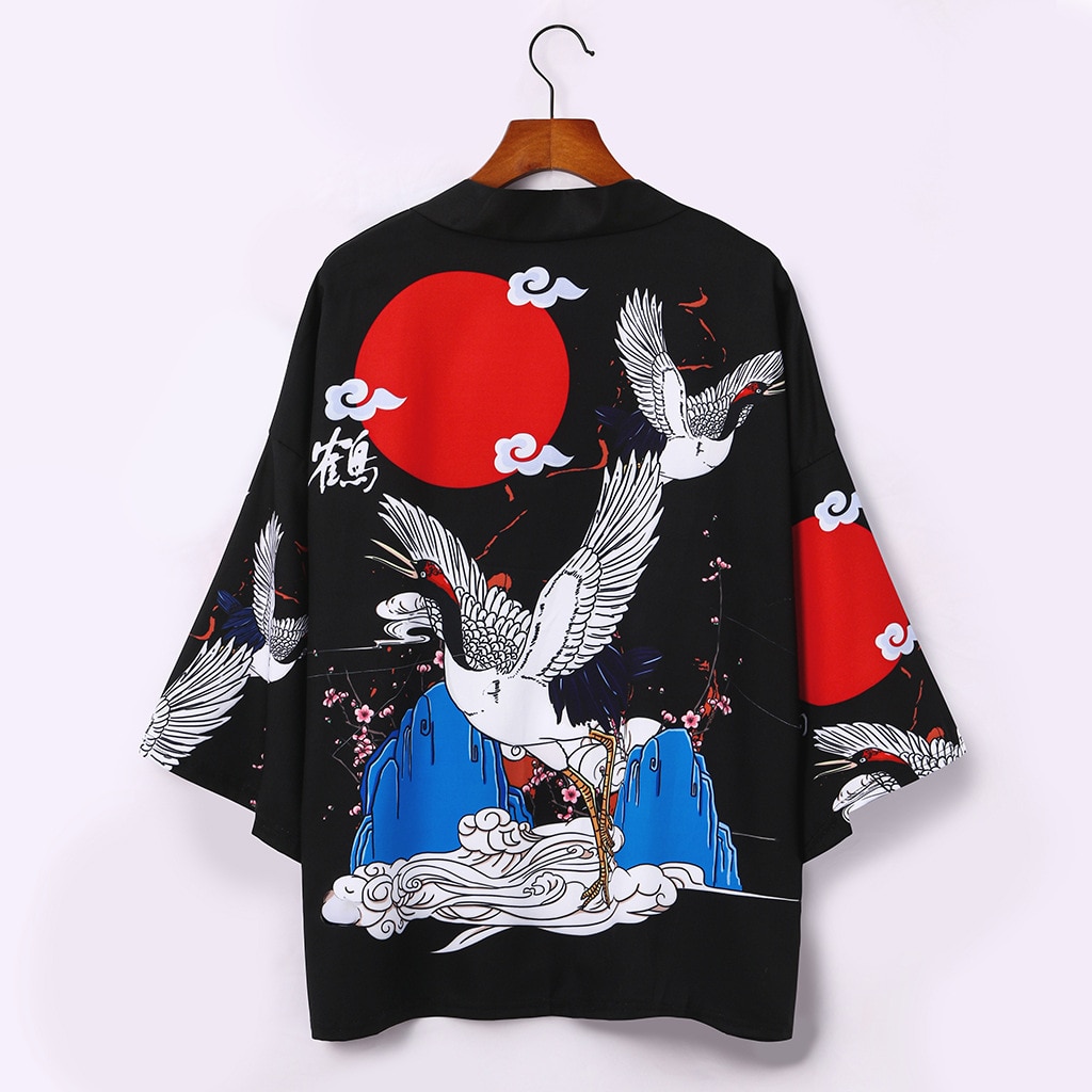Jinbei Japonés Para Hombre - Kimono Verano Yukata, Talla XL, Color 06, Incluye Cinturón, Algodón Transpirable