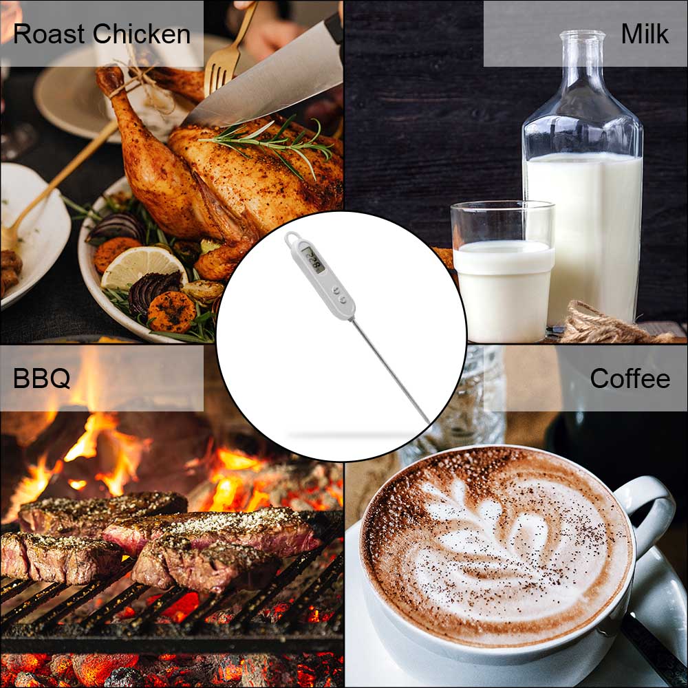 Digital Meat Thermometer For Kitchen Electronic Cooking Food Probe Thermometer in Oven BBQ Milk Liquid Tools Temperature Meter