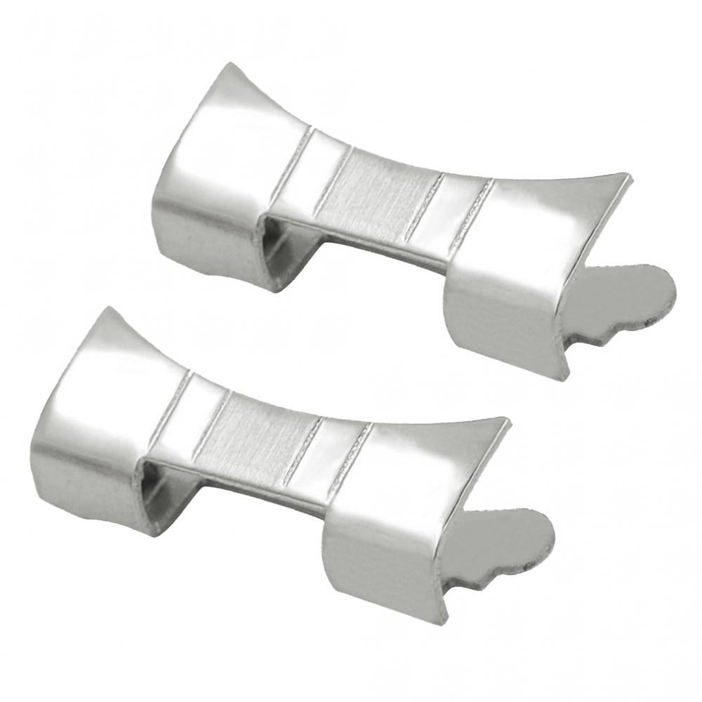 2 kpl ruostumatonta terästä 19mm-24mm kaarevan pään kellon ranneke kellon linkki vaihtaa 19mm 22mm 24mm