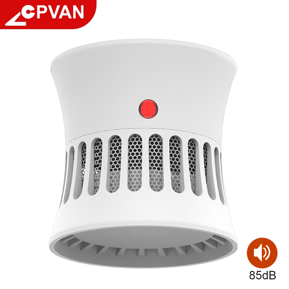 CPVAN Independent Smoke Detector Sensor High Sensitivity Fire Protection Home Security System Smoke Combination Fire Alarm