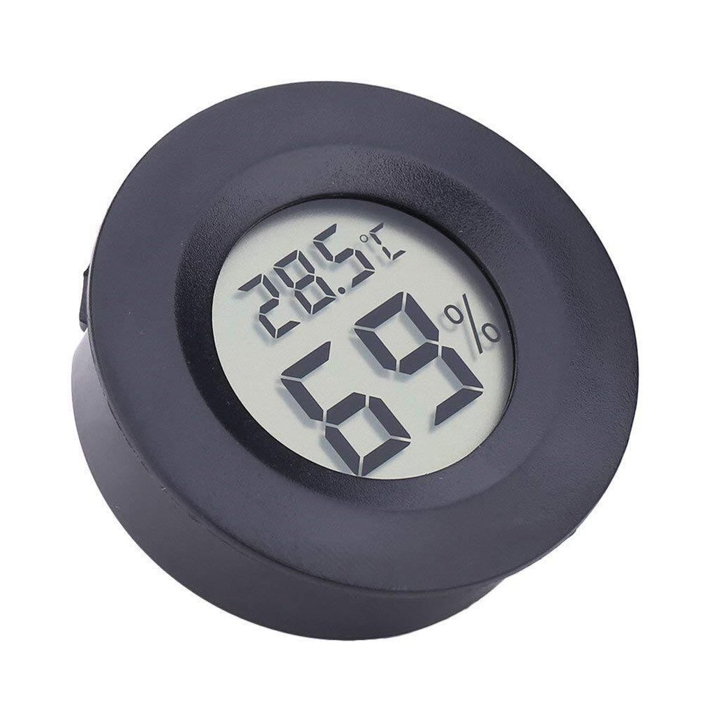 Ronde Elektronische Thermometer En Hygrometer Indoor Digitale Lcd Hygrometer Temperatuur-vochtigheidsmeter C & F
