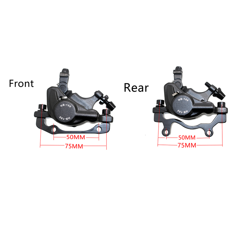 ZOOM XTECH-Pinças de disco hidráulico para bicicletas, rotor dianteiro e traseiro, HB100, G3, 160mm, 180mm, MT200, M315, 160mm
