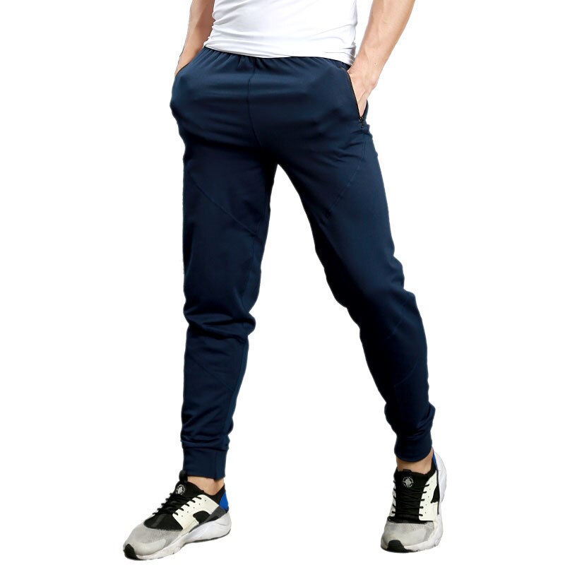 Joggingbroek Mannen Casual Nauwsluitend Tie Footed Broek, Sneldrogende Fitness Running Mannen Jogging Zweet Broek