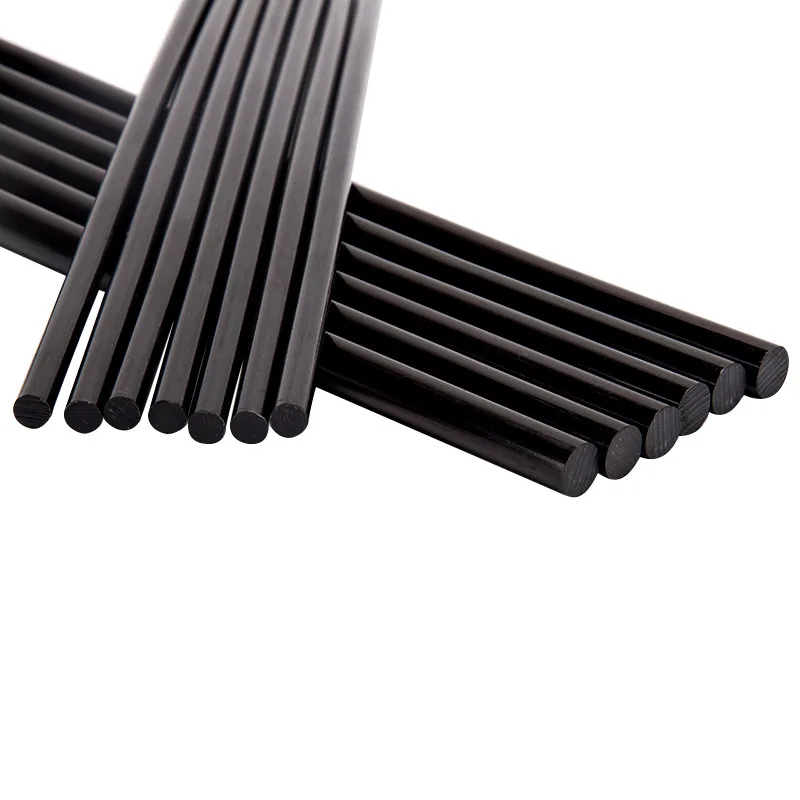 Bâtons de colle pour voiture, 10 pièces, pour débosselage de carrosserie de voiture, noir, colle thermofusible à haute viscosité, bâton à forte adhérence, outil de réparation automobile: GRIS