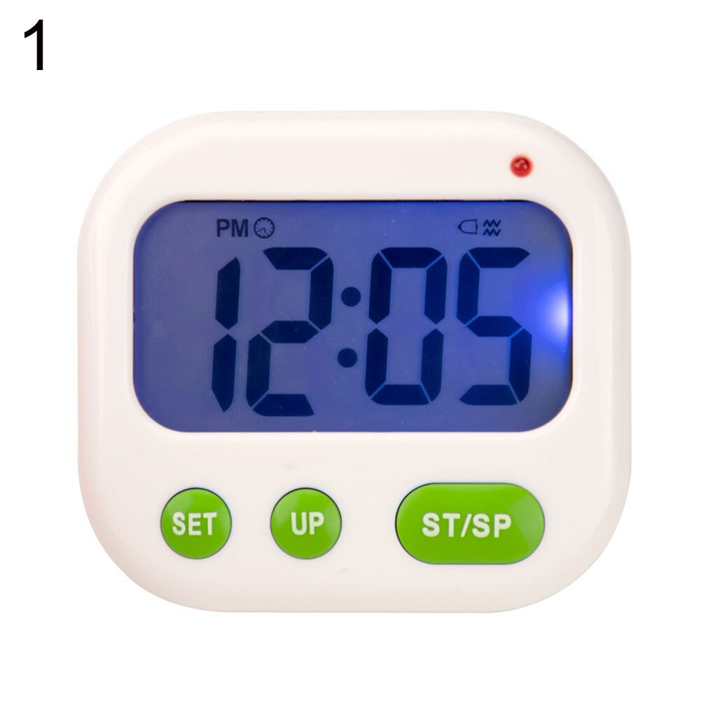 Digital Alarm LED Alarm Clock Digital Electronic Vibration Backlight LED Digital Timer Electronic Desktop Student Alarm Clock: 1