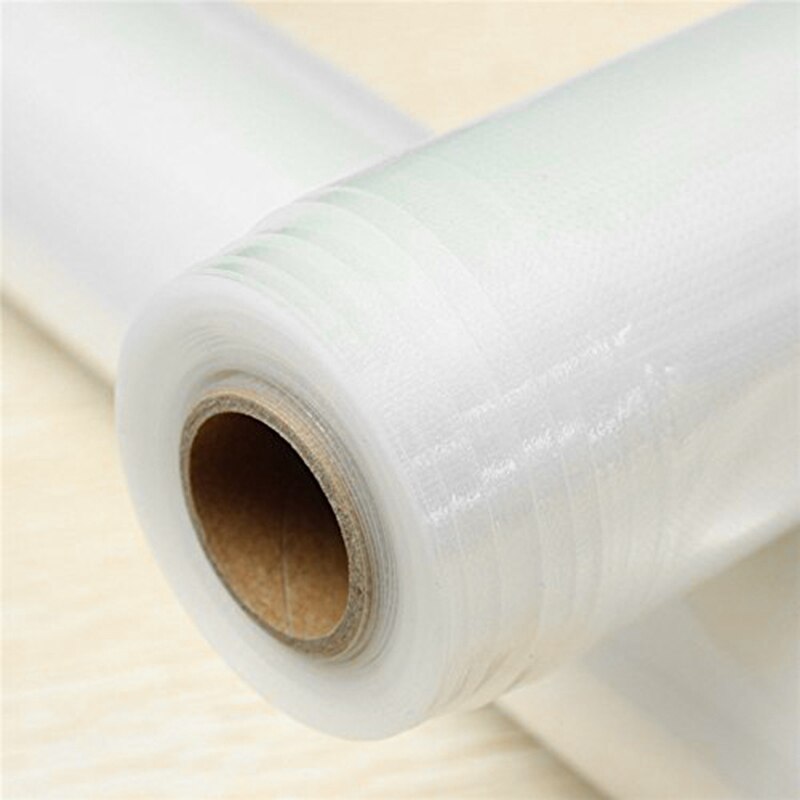 Saran Wrap 1 Roll Vacuum Food Storage Bag With Lines Kitchen Sealer Rolls PA Food-Grade Keep Fresh Membranes