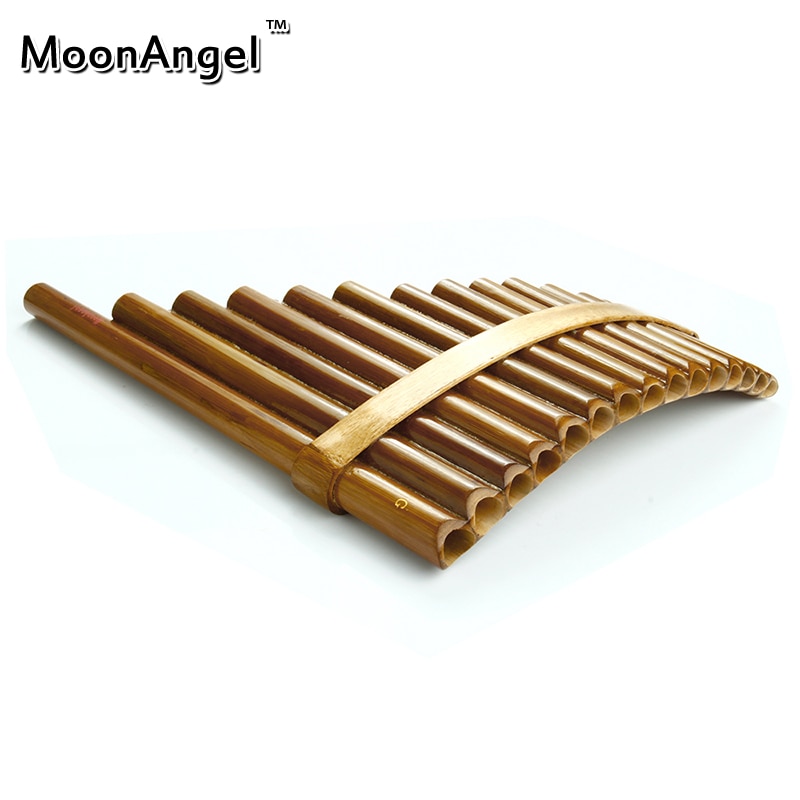15 Pipes Pan Flute Item Woodwind Flauta G Key Curved Handmade Bamboo Flauta Xiao Handmade Panflute Flauta Musical Instruments
