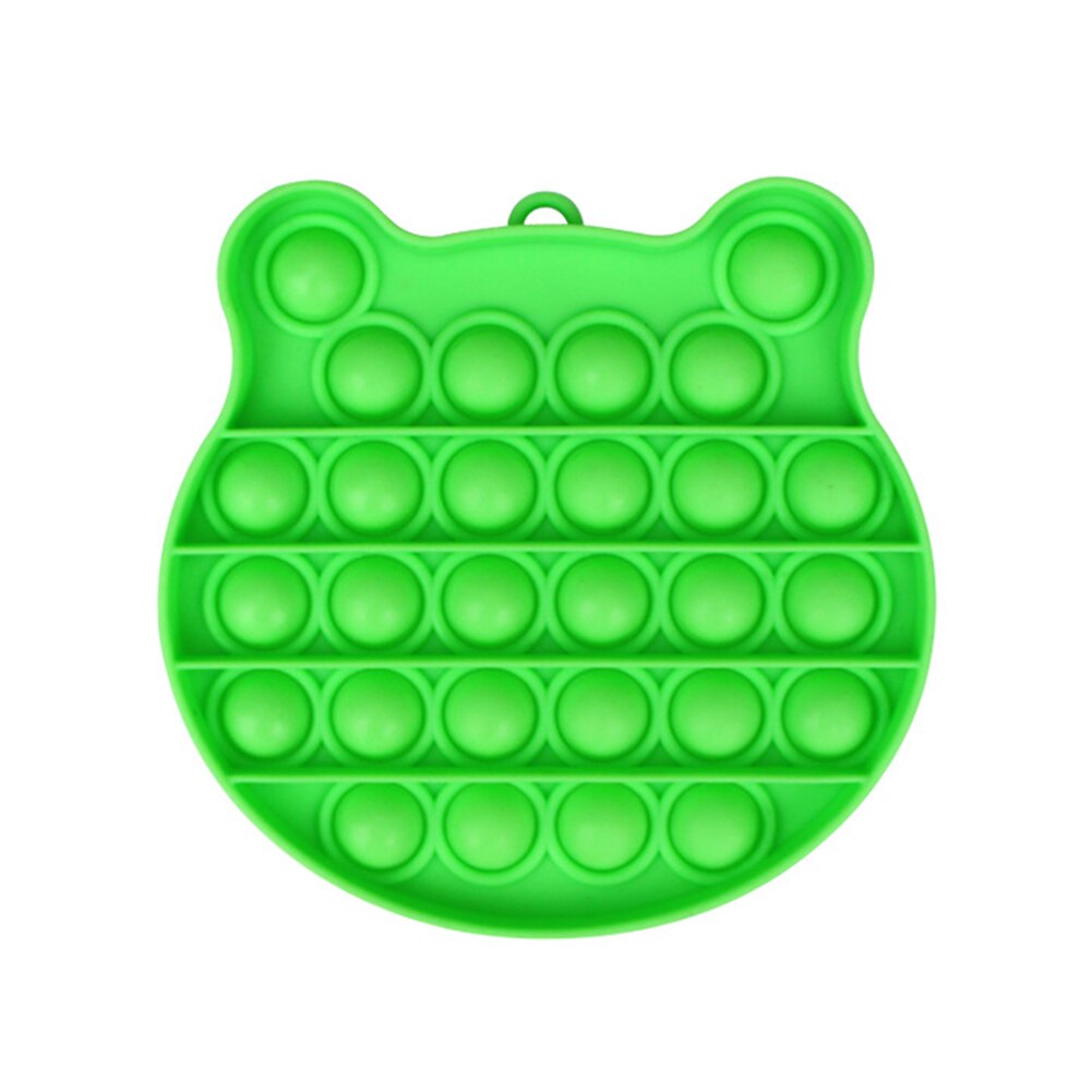 Children Fun Pressure Reduction Toy Autism Special Needs Push Pop Bubble Silicone Stress Reliever Sensory Fidget Toy: A