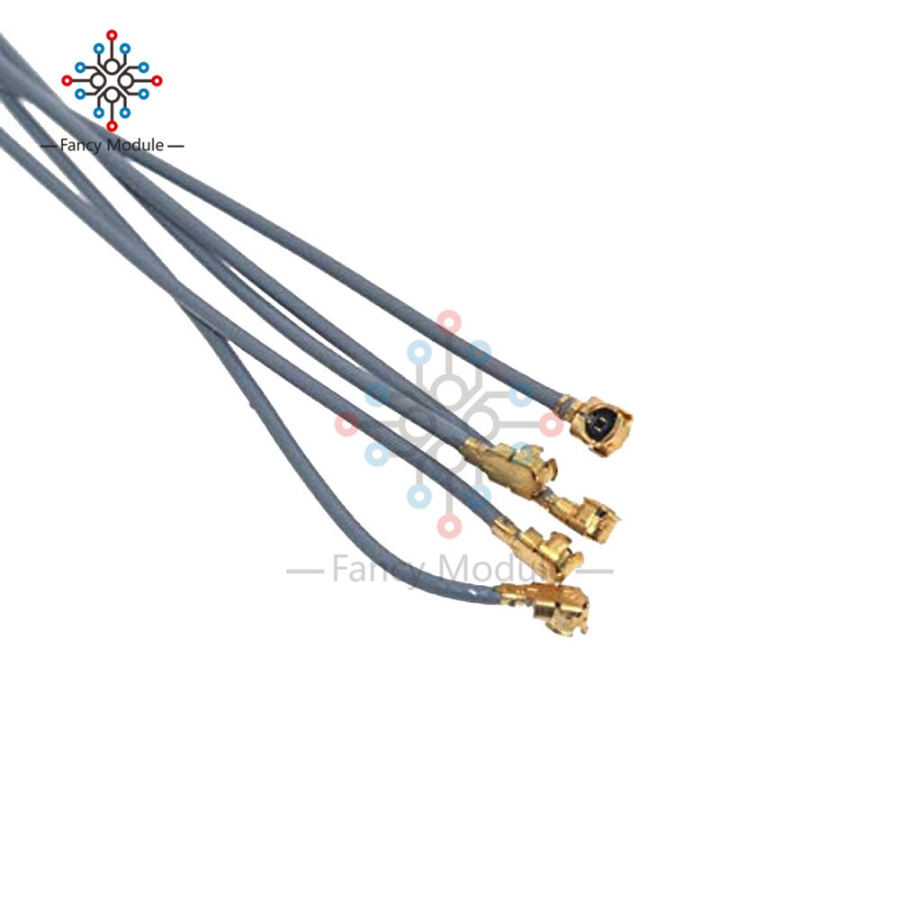 1 pièce 2.4GHz WIFI antenne 3DBI UFL IPX connecteur laiton intérieur aérien 23cm longueur 1.13 câble HLK-RM04 ESP-07