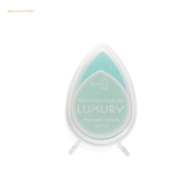 Colorful Ink Pad Finger Stamp Ink Pad Washable Safe Non Toxic for Kid DIY Crafts: 12