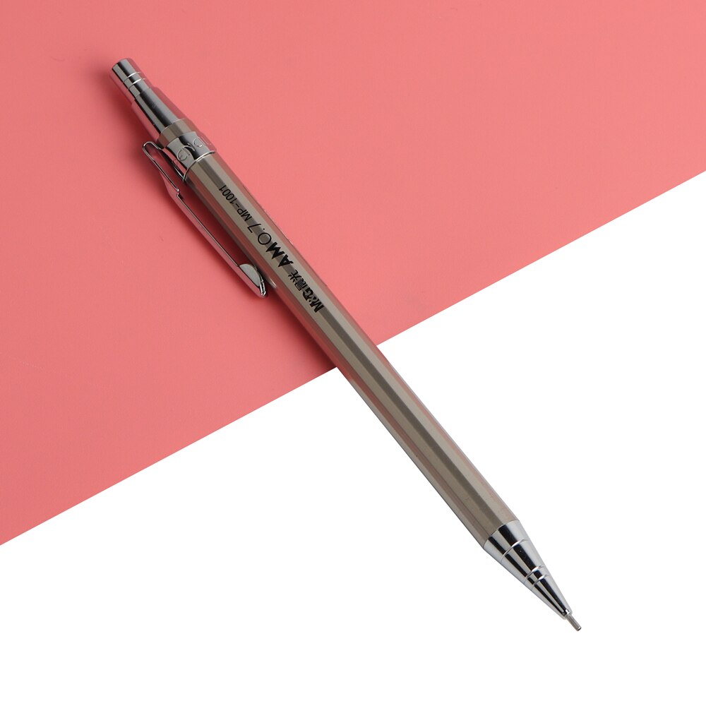 1PCS Baikingift Full Metal M&G Mechanical Pencil 0.5-0.7mm For Painting And Writing School Supplies