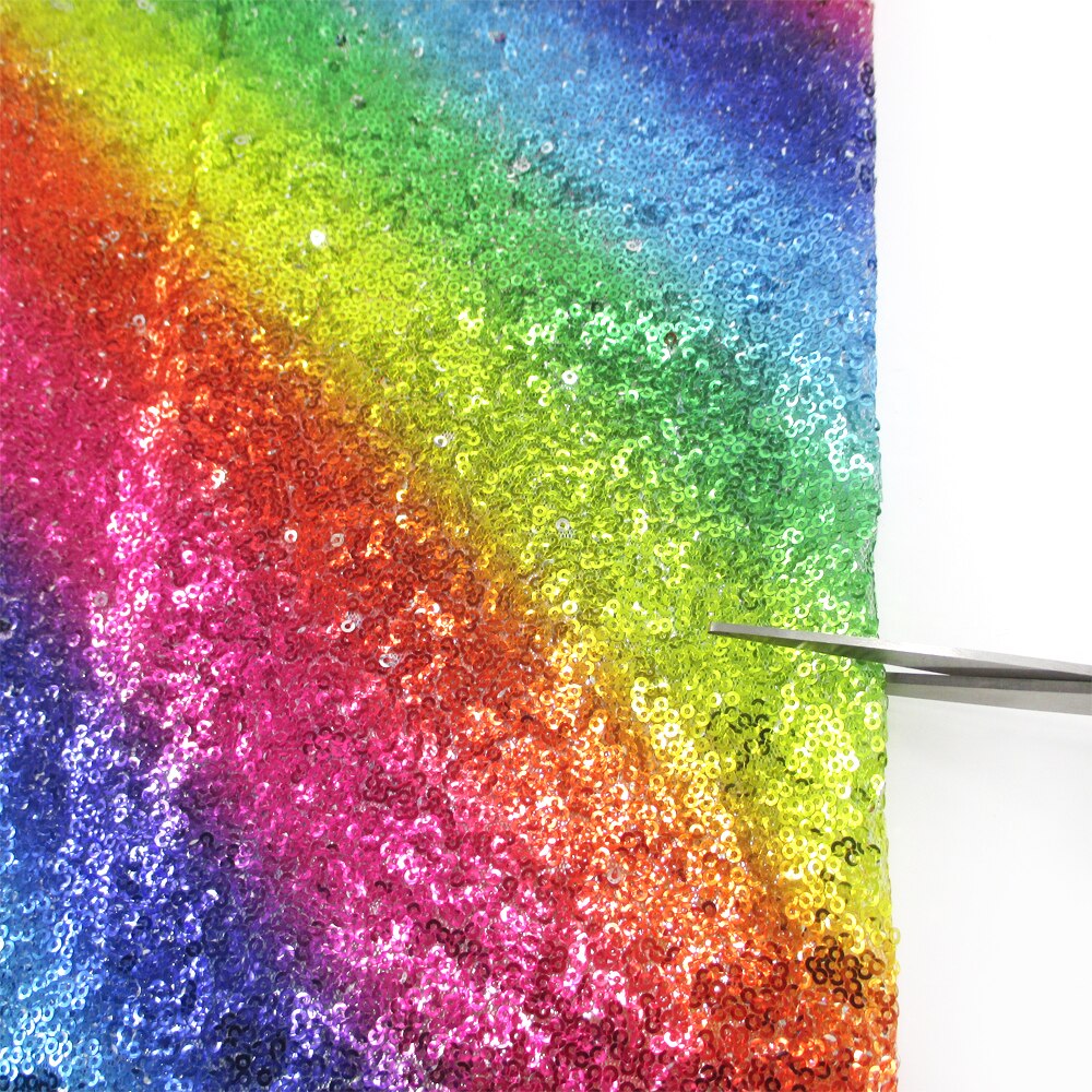 20*58 "50*130 cm Regenbogen Pailletten Stoff Für Gewebe freundlicher Heimat Textil- Für NäHenne Tilda Puppe tuch, 1Yc2158