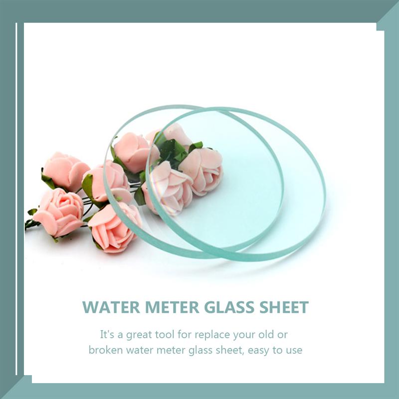 10pcs Water Gauge Glass Sheet Clear Glass Sheet Antifreeze Water Meter Glass Sheet