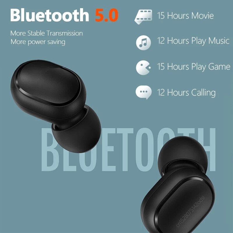 Oryginalny Xiaomi Redmi Airdots 2 TWS słuchawki bezprzewodowe bluetooth 5.0 słuchawki Stereo redukcja szumów Mic sterowanie głosem Air2 SE