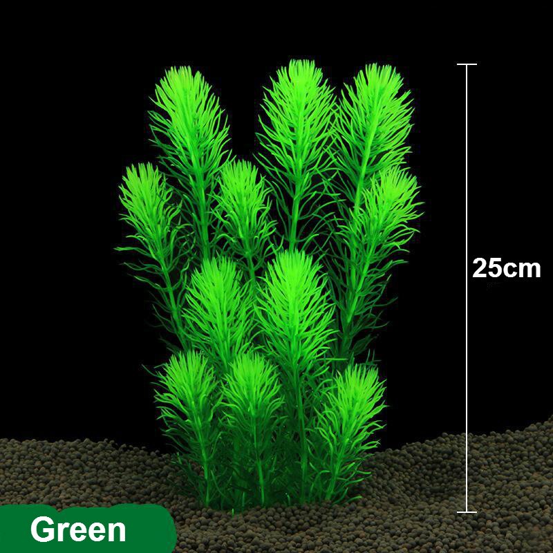 Kunstmatige aquariumplant decoratie aquarium landschapsarchitectuur watergras ornamenten lotusbloem aquatische decoratie aquarium achtergrond: 195- groene