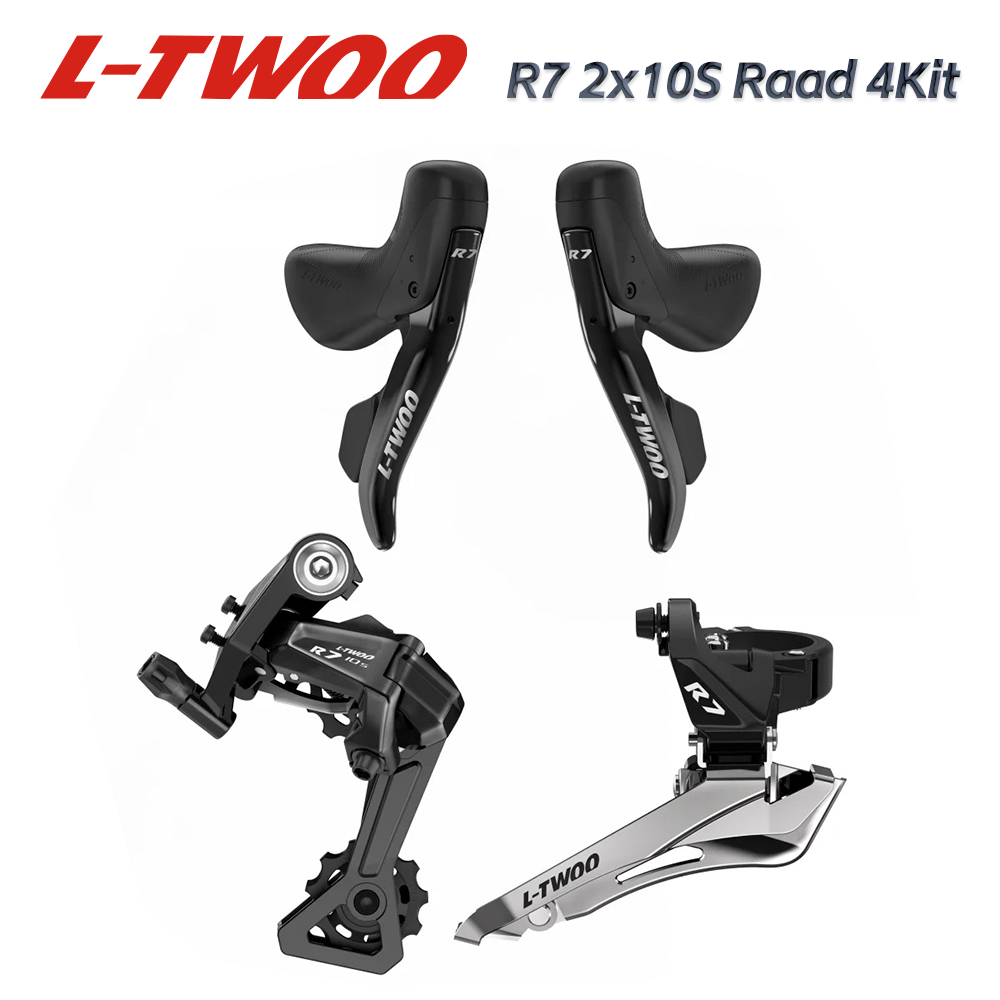 LTWOO-Grupo de cambios R7 de 2x10 velocidades, palanca de cambios + desviadores traseros + desviadores delanteros 4700, R3000