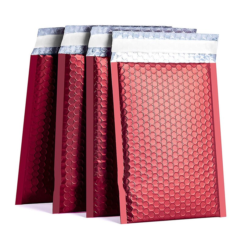 Bolsa de burbujas de papel de aluminio, sobres de burbujas de agradecimiento de 17x23cm, bolsas de impermeables con bolsa de burbujas, suministros de negocios, 50 piezas