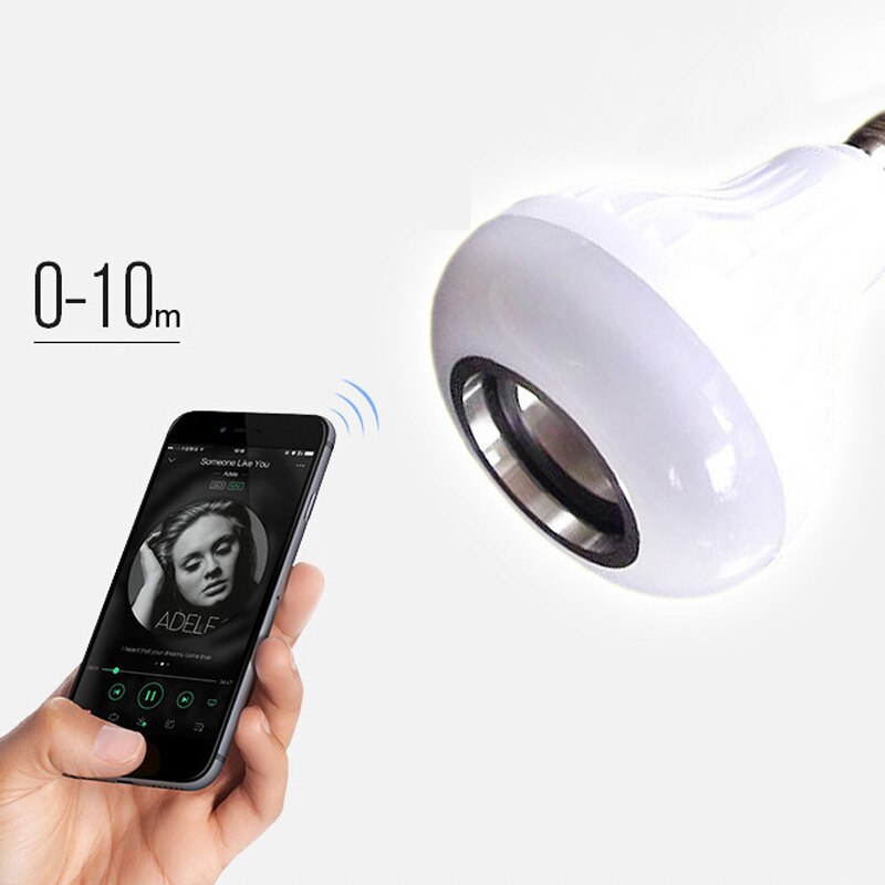 15W Bluetooth Smart Bulb LED 5W 10W RGB Magic Lamp E27 Color Change Light Bulb Smart Home Lighting Compatible IOS/Android