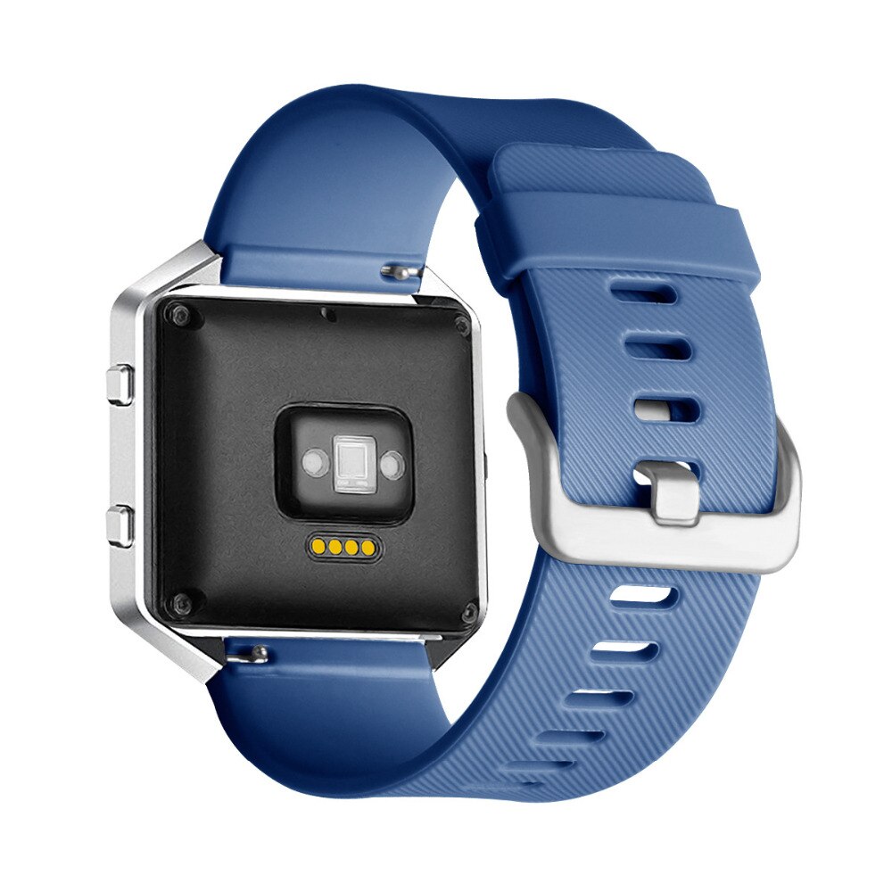 Bracelet en Silicone pour fitbit blaze bracelet de remplacement bracelet bracelet ceinture de poignet Correa smartwatch bracelet de montre en caoutchouc + boucle en métal