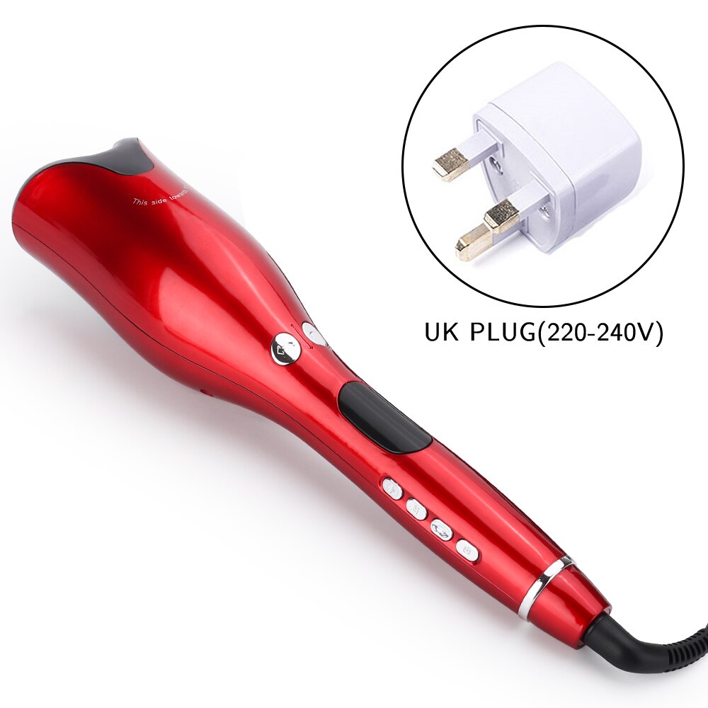 Appareil à friser les cheveux automatique, fer à friser électrique, outil de coiffure, outil de coiffure: UK Plug