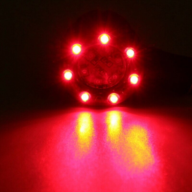12V 13 indicateur LED Rouge Jaune 7.5*6*3.5cm 1pc Moto Clignotant feu stop
