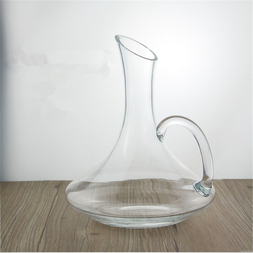 Wine Decanter 1.2L Bar Glass Dispenser Oblique U-shape Wine Decanter Wineglass Cocktail Shaker Set Vodka Dispenser Cocktail
