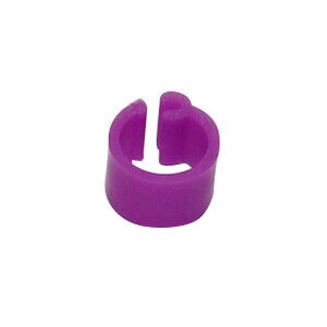 ID 6 mm wide 7mm 10 color bird foot ring plastic clip ring pigeon quail foot ring farm poultry supplies bird supplies 200 Pcs: Purple