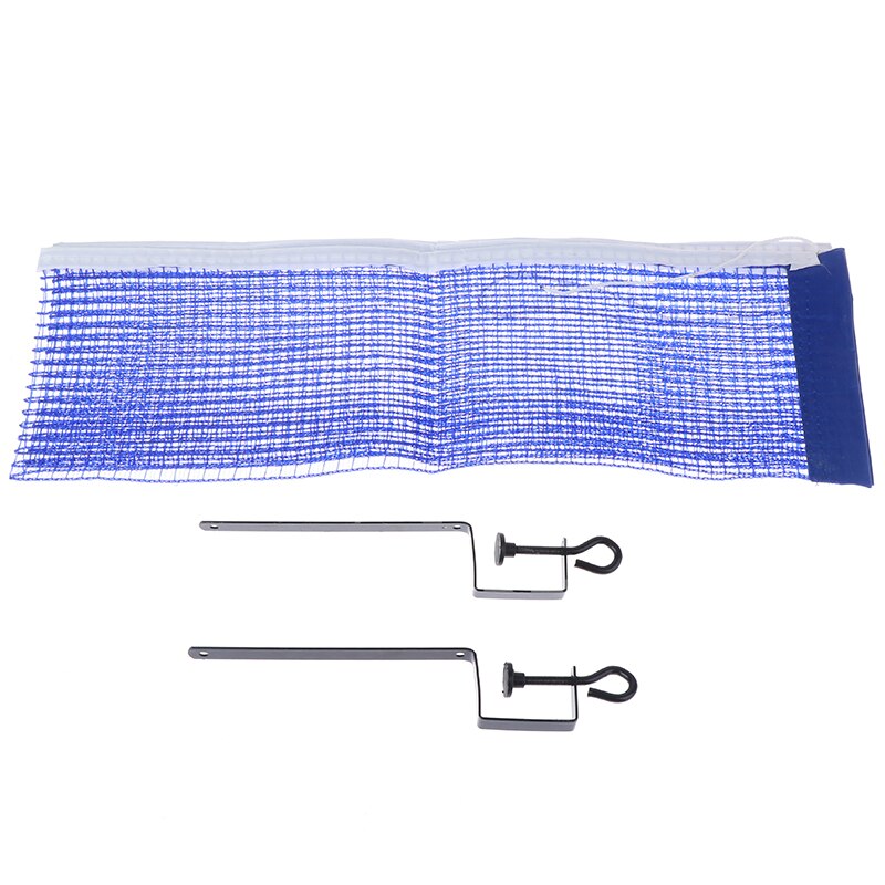 Portable Table Tennis Net Post Clamp Stand Holder Set Pong Replacement Mesh Set 2pcs Table Tennis Brackets