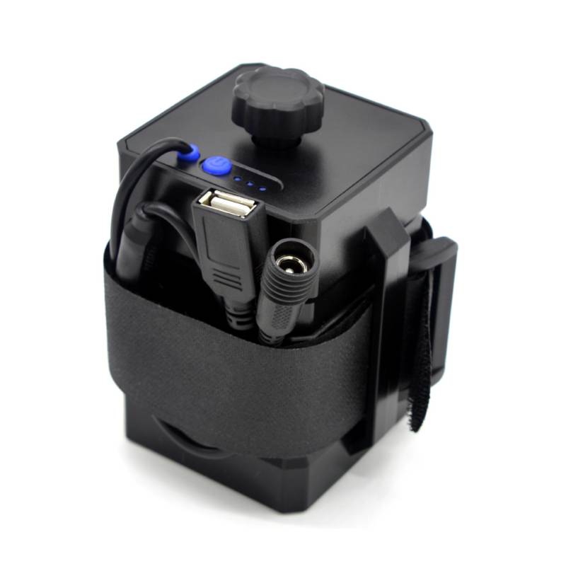 Trustfire  eb03 vedenpitävä 18650 akkuvirtapankki kotelo usb latauspuhelin  dc 8.4v akkukotelo laatikko led-pyörän valolle: Laatikko 02 4 x 18650