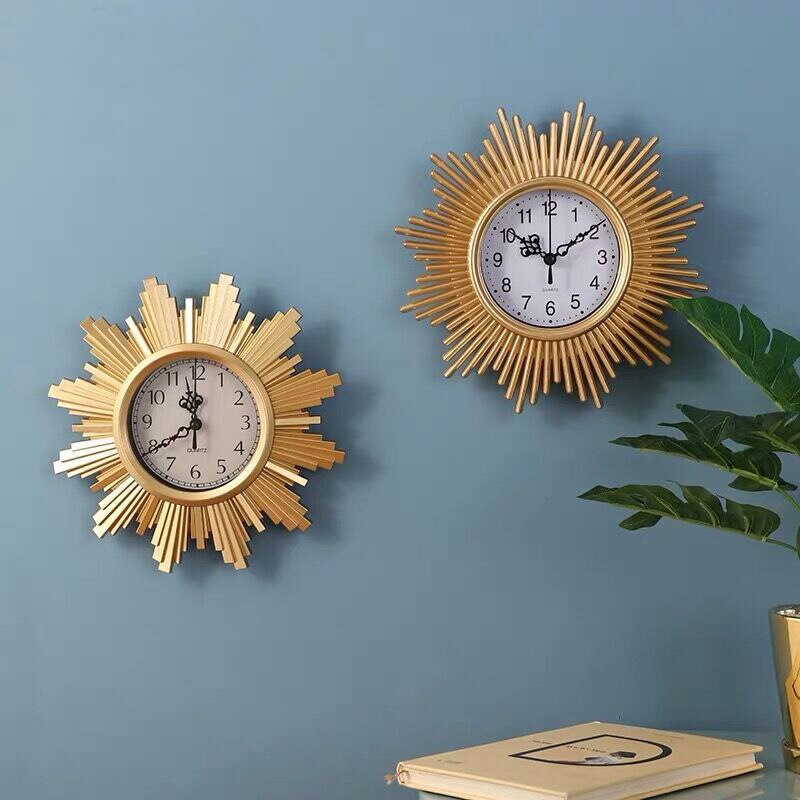 3D wall clock modern Sun Art Decorative Dome Round Watch Bell clocks home decor birthday
