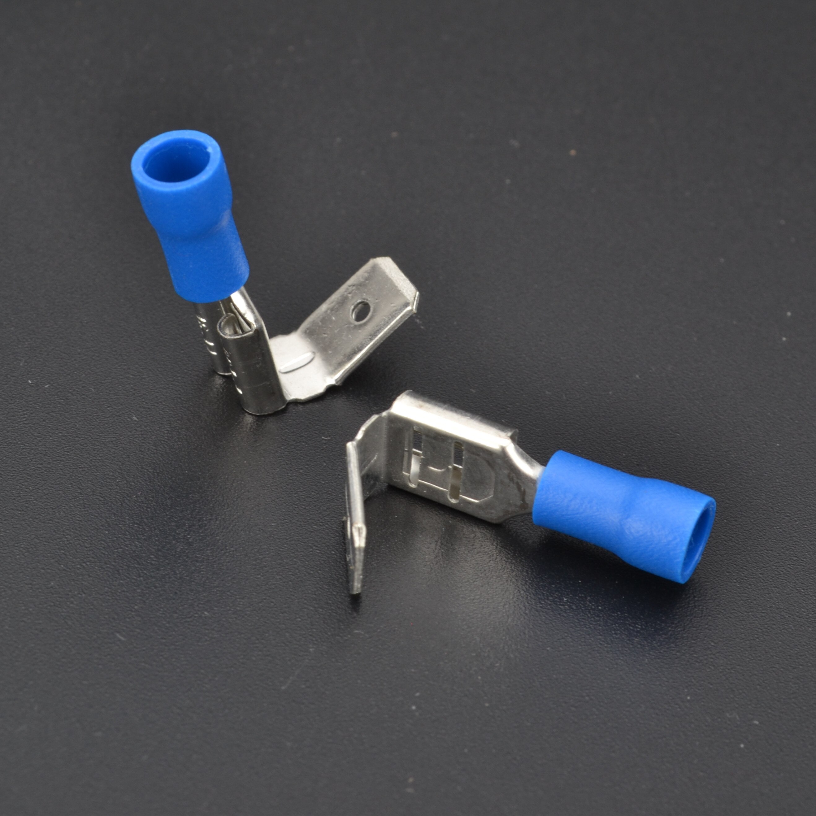 25x Insulated Blue Piggyback Female Spade Connector Terminals Crimping Connectors