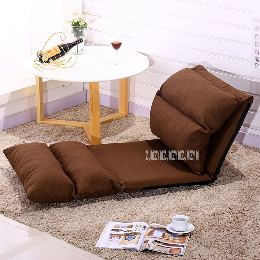 Sf002 komfortable dovne sovesofa klapbare stol seng multifunktionel stue tatami stol 6- gear justering stol seng