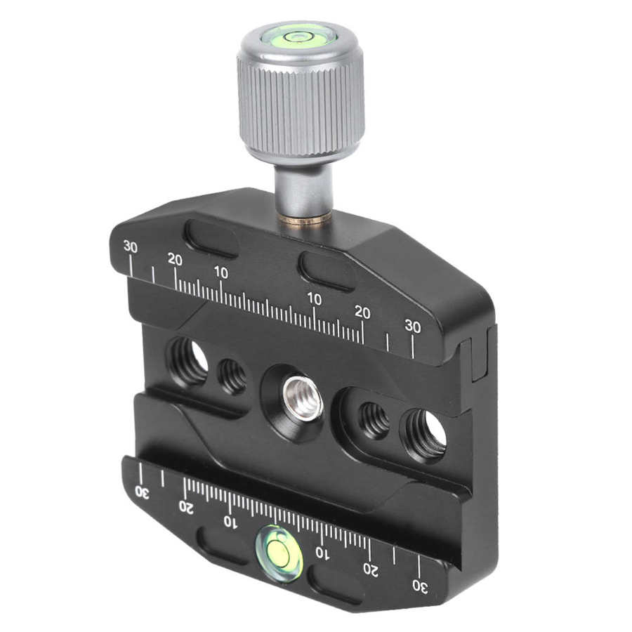 QR70N Camera Clamp Quick Release Clamp Tripod Mount Adapter Profession DSLR Stand Portable Clamp for Arca Swiss Camera