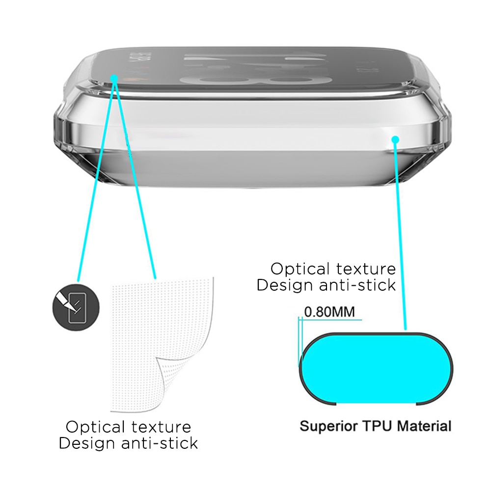 Weiche TPU Silikon Überzug fallen Abdeckung Für Fitbit Versa 2 voll Bildschirm Schutz fallen Auf passen bisschen Versa2 Smartwatch Schutzhülle coque