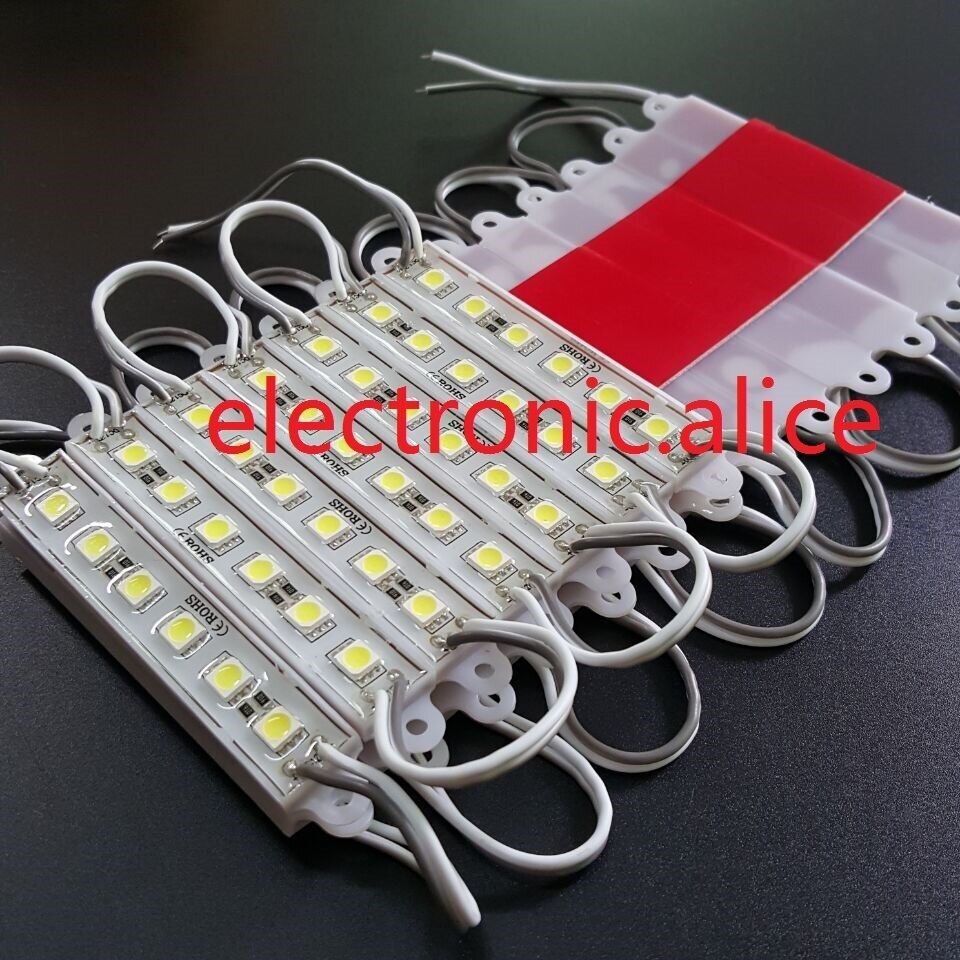 20 PCS DC12V 6LED Module SMD 5050 Wit Teken DC12V 6LED Module SMD 5050 Wit Teken