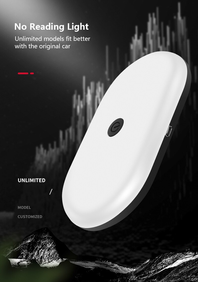 Usb Oplaadbare Auto Van Camper Led Usb Interieur Dak Lichtkoepel Leeslamp Uk