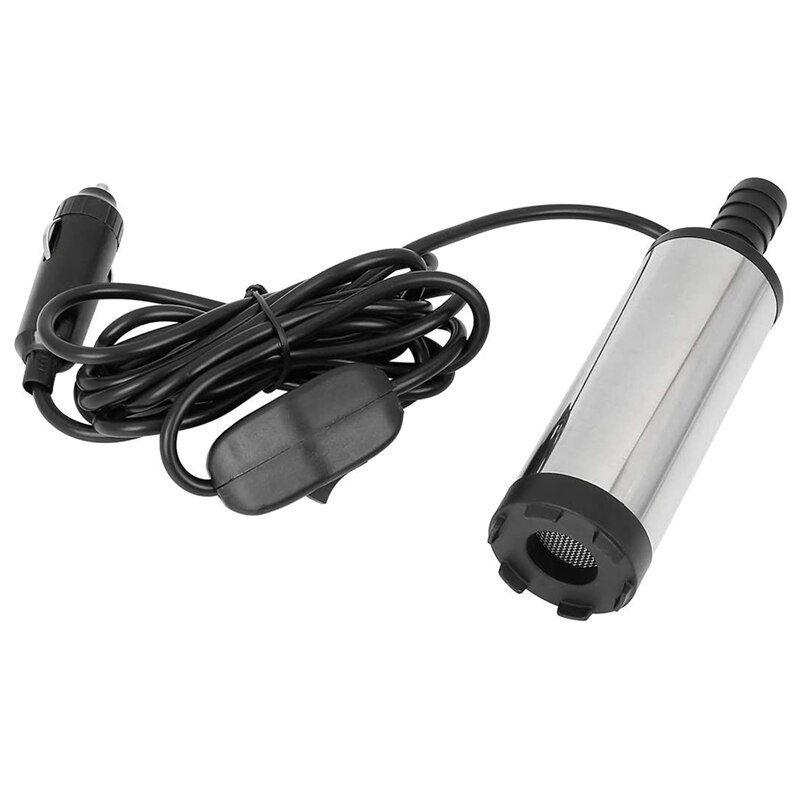 Portable 12L/Min 12V DC Electric Submersible Pump For Automobile Fuel Suction Pump