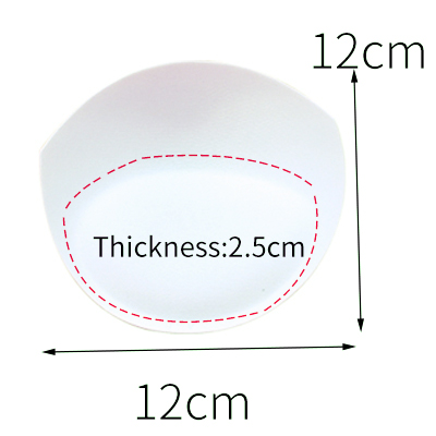1 paar Schwamm Einsätze In Bh Gepolsterte für Badeanzug Brust Push-Up Füllen Büstenhalter Brust Patch Pads Frauen Dessous Zubehör: Lavendel