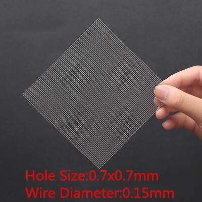 1 Stck, Fenster Gittergewebe Vorderseite Fix Gittergewebe Universal- Reparatur Leisten Stoßstange Edelstahl Kühlergrill Filter Netz, 100cm Breite * 100cm Länge: 0.7x0.7mm Loch