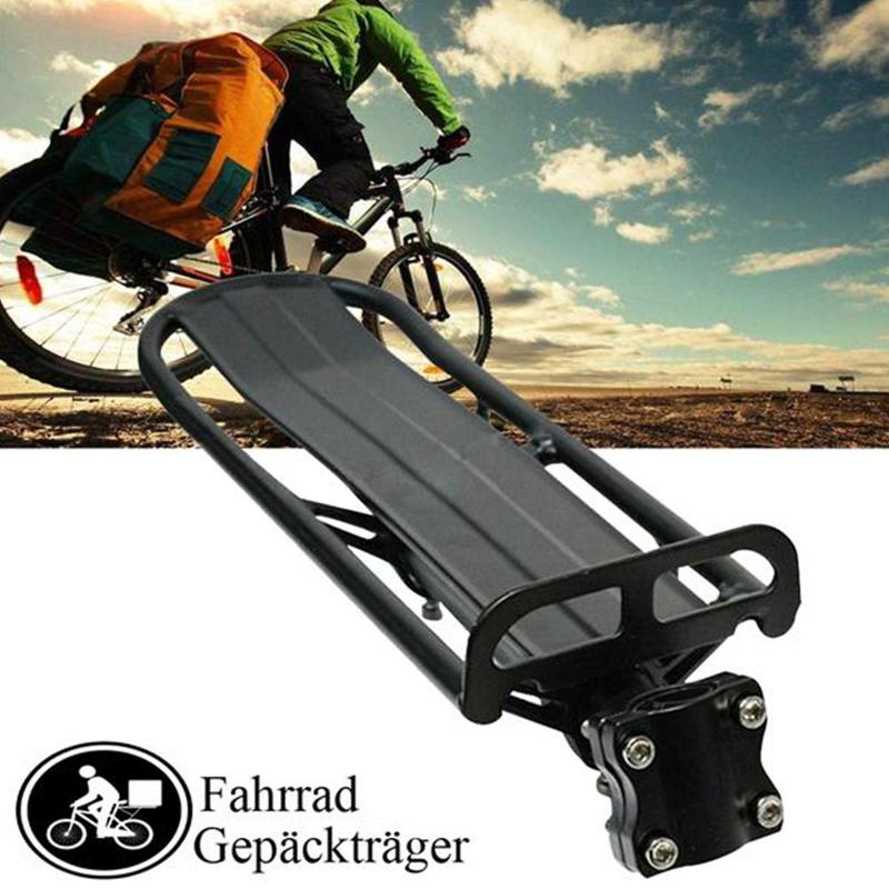 Bike Bicycle Rear Rack Bracket Seat Post Mount Pannier Shelf Carrier Luggage T0F6