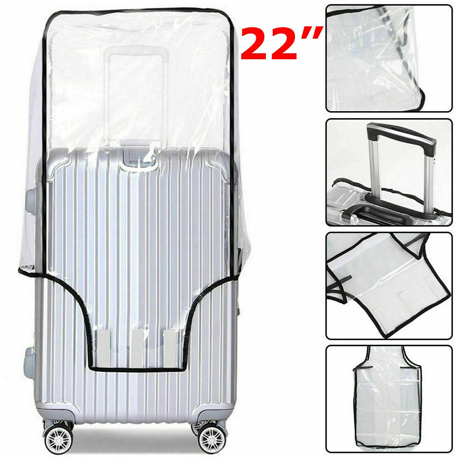 Universele Waterdichte Transparante Beschermende Bagage Koffer Cover Case Travel Accessoires 20 ''-30''