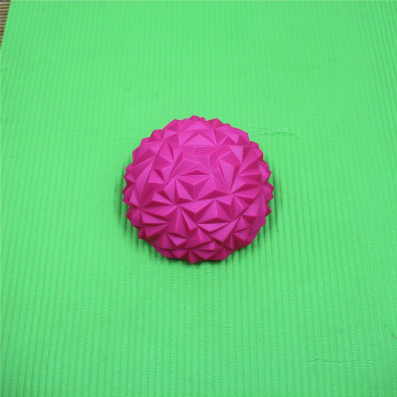 Børns sans træning yoga halvkugle vandterning diamant mønster ananas kugle fodmassage bold legetøj fræk fort patent: Lyserød