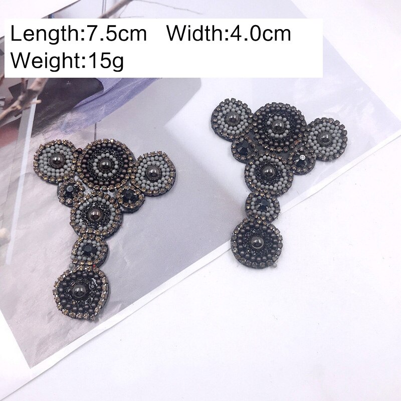 Diy zwarte strik bruids bruiloft feest schoenen accessoires voor hoge hakken handleiding kraal strass schoendecoraties schoenbloem