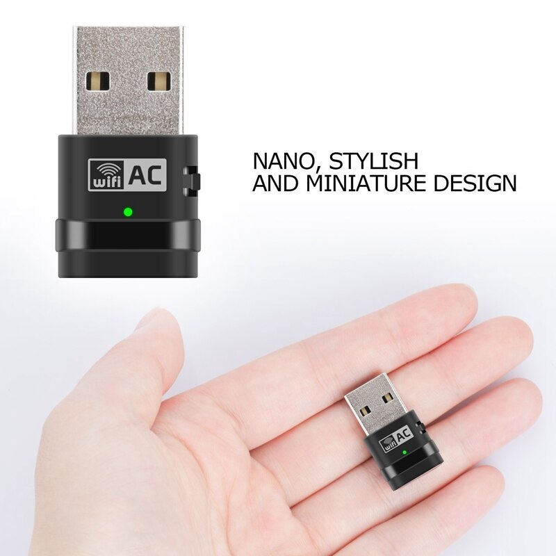 Wireless Network Card 600M AC Wireless Network Card 2.4G+5G USB Wireless Network Card ACWIFI Receiver