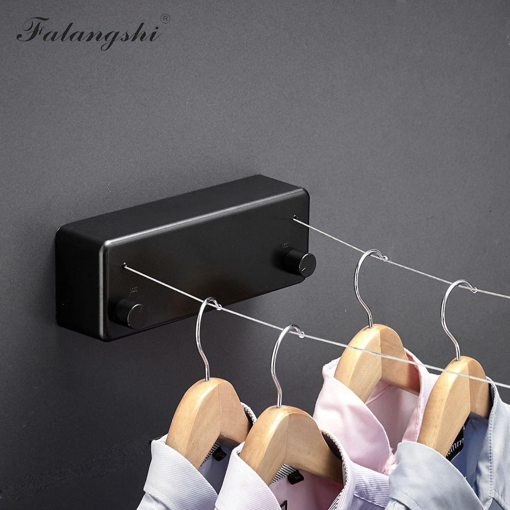 Wäscheleine Trockner Bad Zubehör Wäscheständer Weiß/Schwarz/Gold/Silber Wäscheleine Rack Wäschetrockner Doppelschicht WB3006