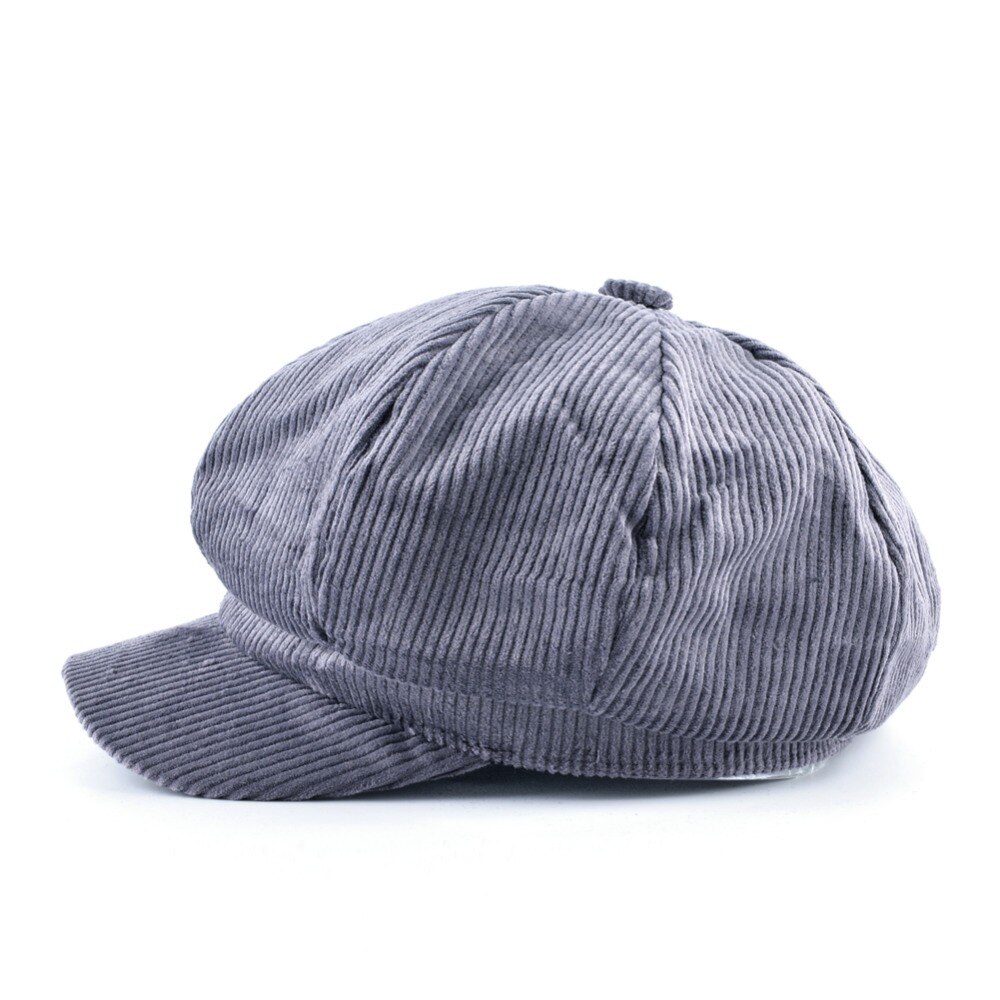 Tqmsmy unisex ottekantet hat mænd efterår corduroy stof gorras planas mænds newsboy cap kvinder ensfarvet hatte til mænd baretter