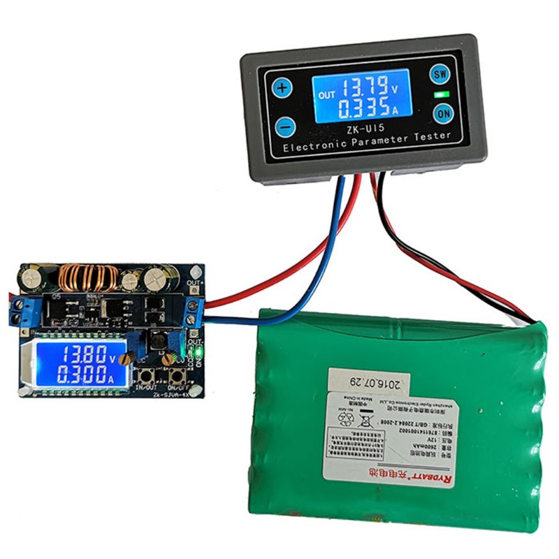 DC5-38V multifunción voltímetro amperímetro carga electrónica batería Monitor probador