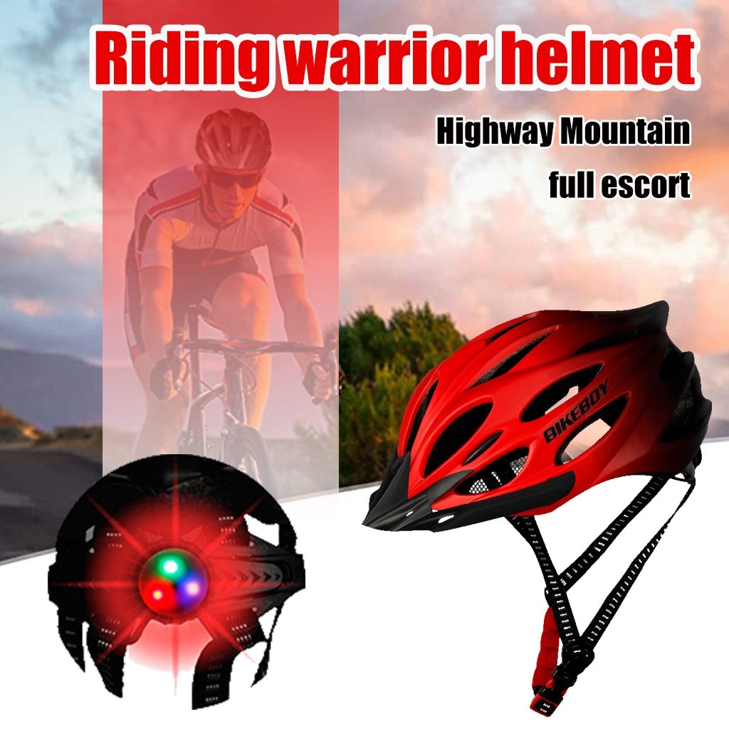 Mountain bke hjelm åndbar og ultralet unisex cykelhjelm justerbar casco ciclismo til voksne ridning  #y5
