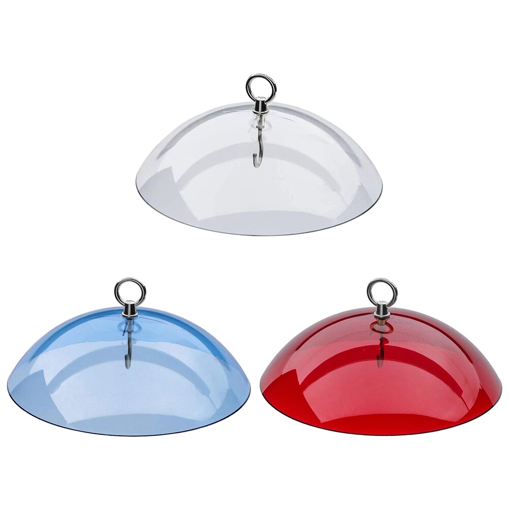 Hanging Bird Feeder Protective Cover Hummingbird Feeder Rain Cover Protection Mealworm Feeder Baffle for Home