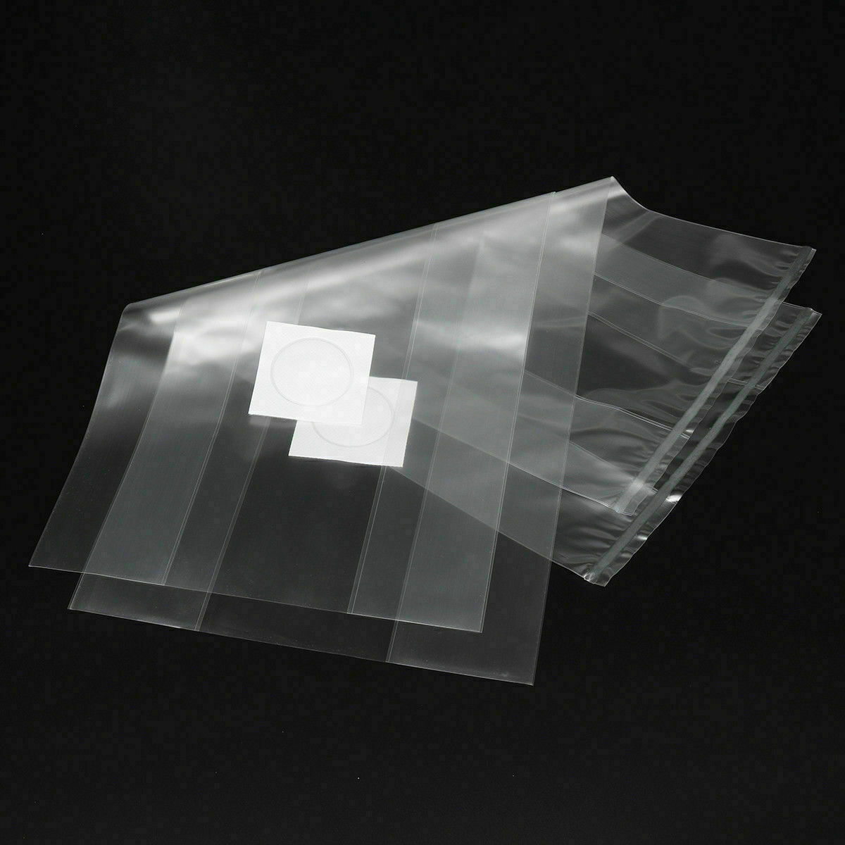 5PCS 6 Sizes PVC Polypropylene Grains Mushroom Fungus Spawn Grow Bag Substrate High Temp Pre Sealable Garden Supplies